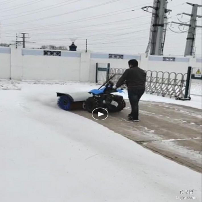 北京大型企业用大宽度扫雪机钢丝混合刷，大功率应对厚雪