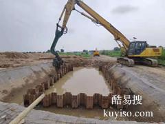 北京打钢板桩管廊/化粪池/污水池基坑支护拉森桩