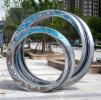 不锈钢圆环雕塑景观雕塑-不锈钢景观圆环雕塑