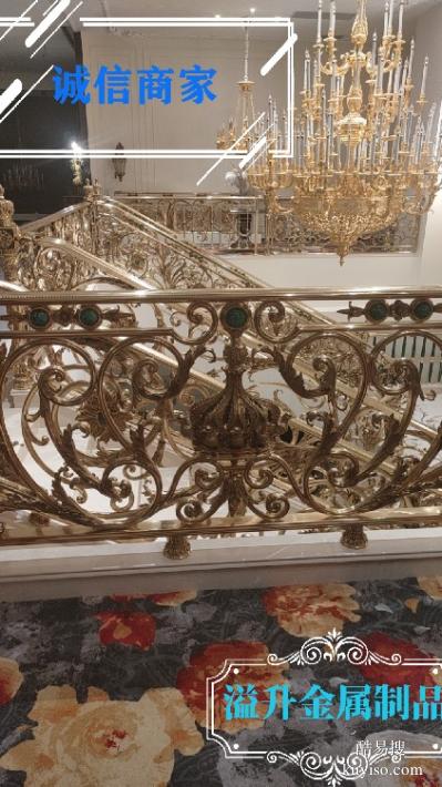 金屬鋁藝銅藝樓梯護(hù)欄加厚鋁藝樓梯扶手鋁藝銅藝個(gè)性樓梯護(hù)欄