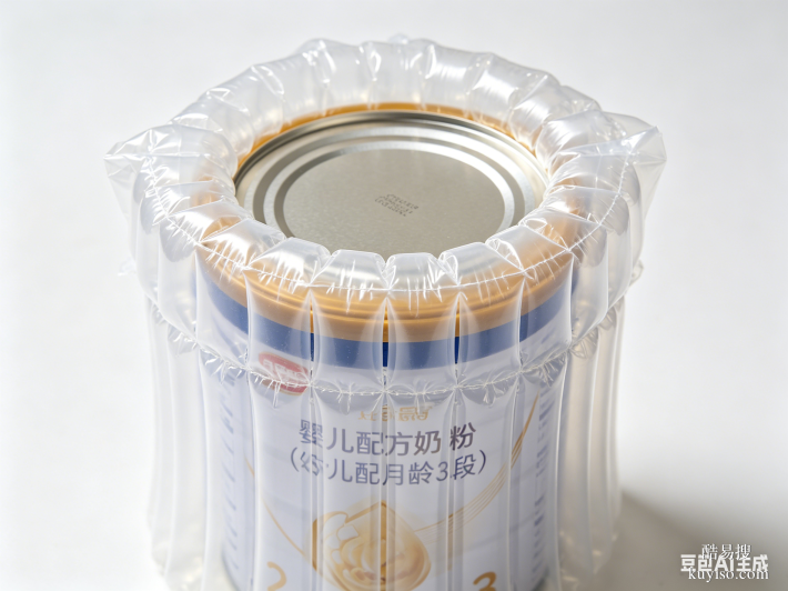 奶粉罐專(zhuān)用氣柱袋母嬰用品快遞防震防摔緩沖充氣袋