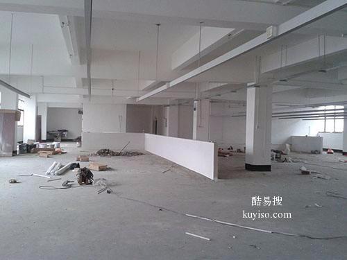 上海青浦区专业厂房装修办公室装修石膏板隔墙吊顶排线环氧地坪漆