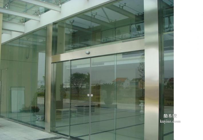 钢化玻璃门不锈钢玻璃门推拉门北京安装维修厂家