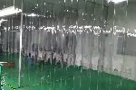 成都滑动折叠软门帘推拉软门帘PVC透明空调保温移动伸缩软门帘
