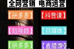 武汉电商运营培训抖音运营培训淘宝运营拼多多运营短视频运营培训