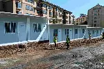 安装天津异型彩钢房搭建工地用简易活动房