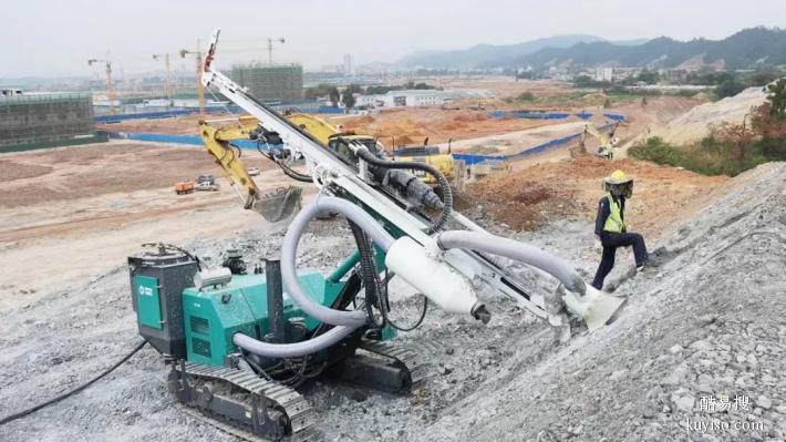 河北沧州矿山开采设备孔山重工KS669潜孔钻机