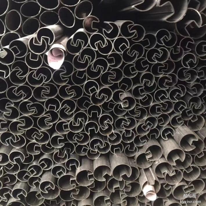 拉丝黑钛不锈钢凹槽管标准凹槽不锈钢管厂家