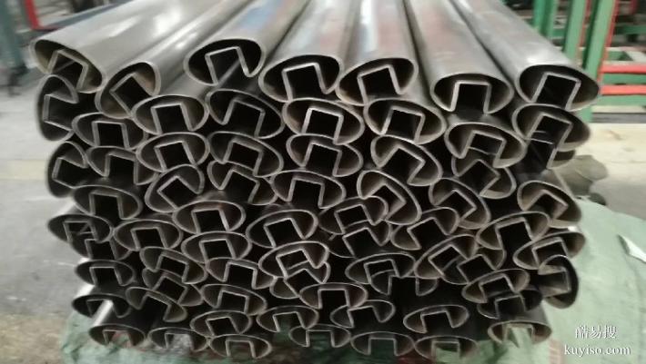 佛山拉丝钛金不锈钢凹槽管规格不锈钢凹槽方管