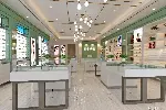 梁平网红风格眼镜店展柜设计装修