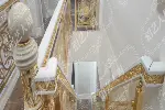 铝艺楼梯护栏铜艺楼梯扶手室内护栏