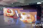 防水双面广告机-影院LED显示屏-户外弧形LED显示屏