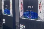 防水双面广告机立方体LED显示屏拼接显示屏